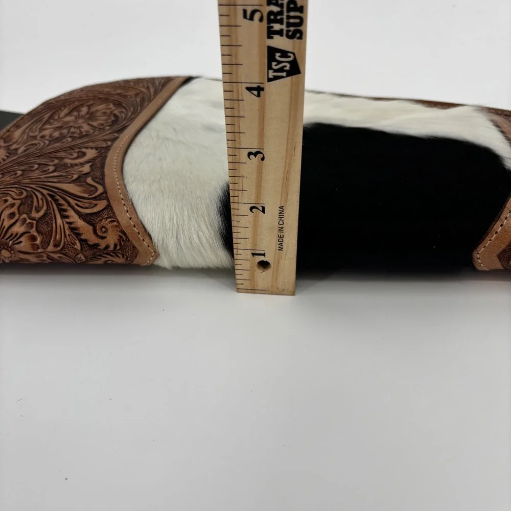 Myra Pistol Case Brown Cowhide Tooled Leather Sonoran Range S-10875 Western New‎